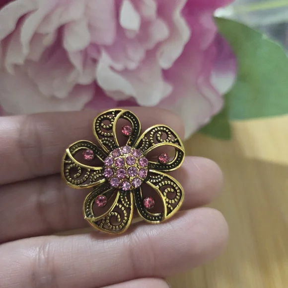 Colorful Enamel Brooch Set of 5 - Picture 6 of 7